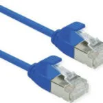 Roline F/UTP Cat.6a (Gigabit) Καλώδιο Δικτύου Ethernet 0.5m Μπλε