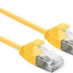 Roline U/UTP Cat.6a (Gigabit) Καλώδιο Δικτύου Ethernet 1m Κίτρινο