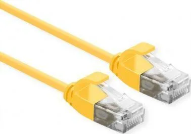 Roline U/UTP Cat.6a (Gigabit) Καλώδιο Δικτύου Ethernet 1m Κίτρινο - Image 1