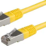 Roline S/FTP Cat.5e (Gigabit) Καλώδιο Δικτύου Ethernet 1m Κίτρινο 21.15.0332