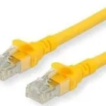 Roline U/UTP Cat.6a (Gigabit) Καλώδιο Δικτύου Ethernet 45m Κίτρινο