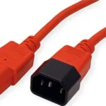Value IEC C14 / IEC C13 - IEC C14 / IEC C13 / IEC 320 Cable 3m Κόκκινο