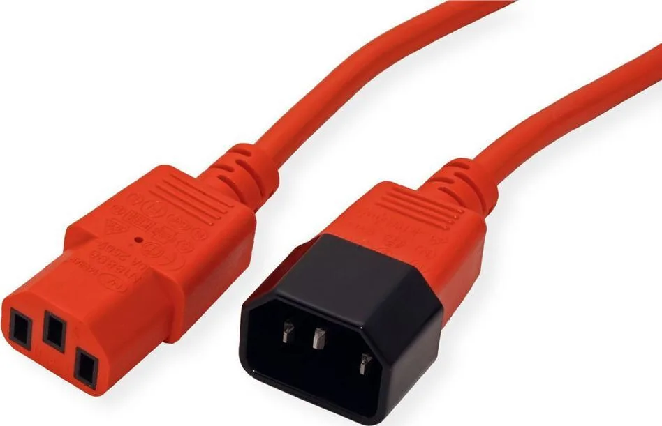 20250205104821_value_iec_c14_iec_c13_iec_c14_iec_c13_iec_320_cable_3m_kokkino.jpeg Value IEC C14 / IEC C13 - IEC C14 / IEC C13 / IEC 320 Cable 3m Κόκκινο - Image 1