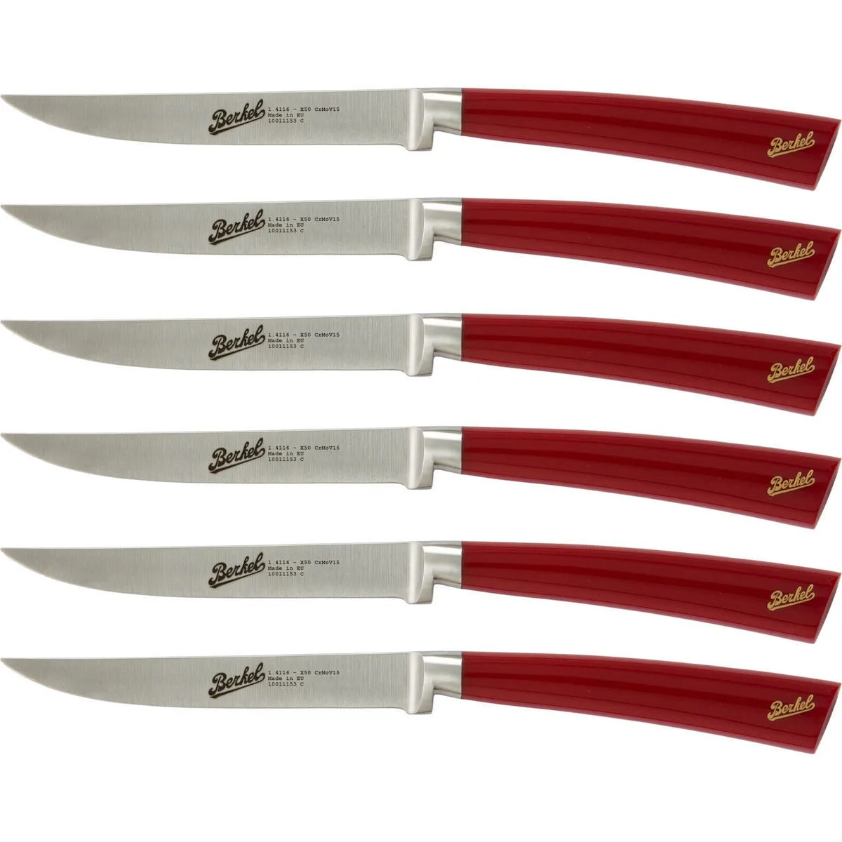 20250306110118_berkel_machairia_steak_apo_anoxeidoto_atsali_kep6st11srrbl_6tmch_8054615803961.jpeg Berkel Elegance Μαχαίρια Steak από Ανοξείδωτο Ατσάλι KEP6ST11SRRBL 6τμχ - Image 1
