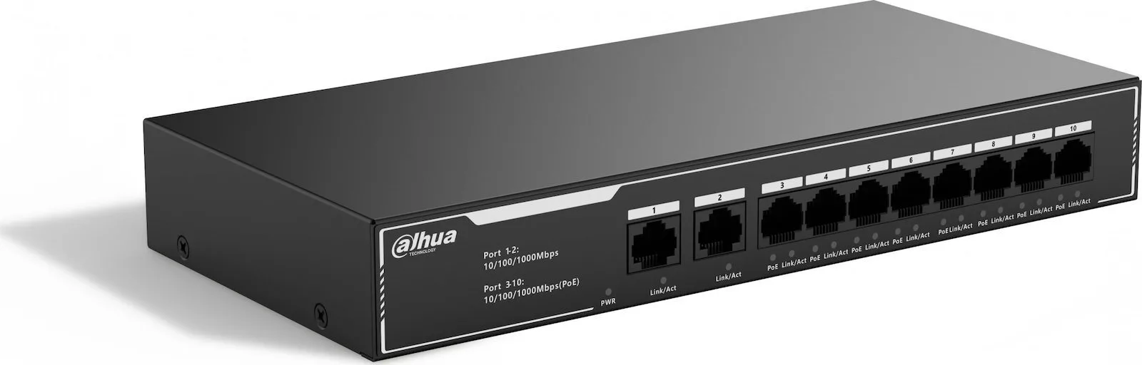20250311112933_dahua_sg1010lp_unmanaged_l2_poe_switch_me_10_thyres_gigabit_1gbps_ethernet.jpeg Dahua SG1010LP Unmanaged L2 PoE+ Switch με 10 Θύρες Gigabit (1Gbps) Ethernet - Image 1
