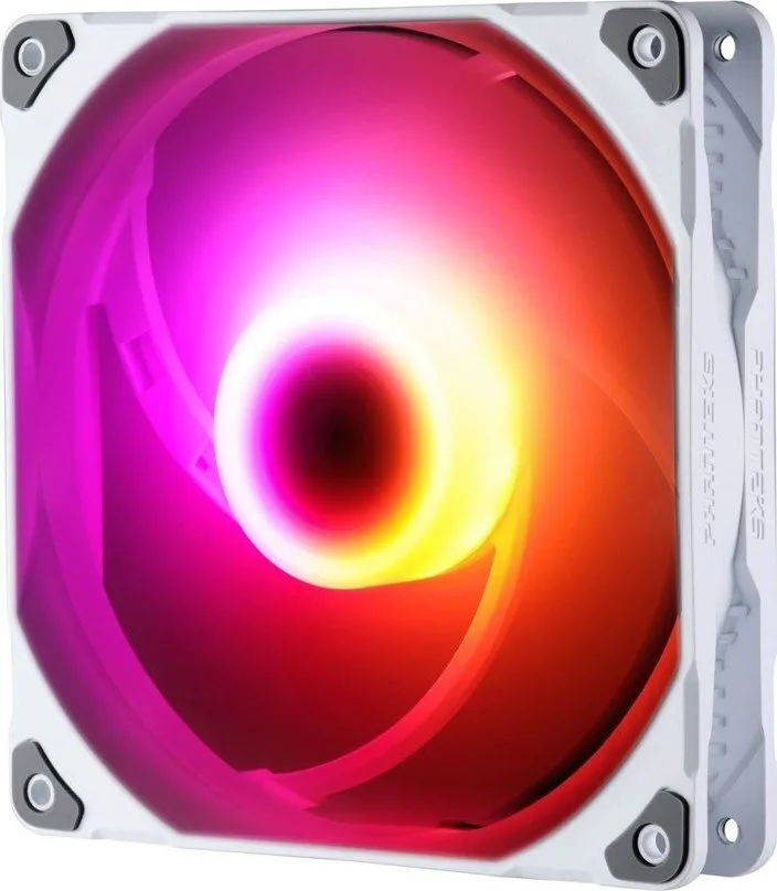 Phanteks PH-F140M25 Case Fan (1800rpm / 104.62cfm) με RGB Φωτισμό και Σύνδεση 4-Pin PWM Λευκό - Image 1