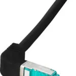 EFB S/FTP Cat.6a (Gigabit) Καλώδιο Δικτύου Ethernet 0.25m Μαύρο