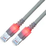 Sacon S/FTP Cat.6 (Gigabit) Καλώδιο Δικτύου Ethernet 2.5m Γκρι