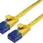 Value U/UTP Cat.6a (Gigabit) Καλώδιο Δικτύου Ethernet 1m Κίτρινο