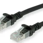Roline U/UTP Cat.6a (Gigabit) Καλώδιο Δικτύου Ethernet 15m Μαύρο 21.15.2758