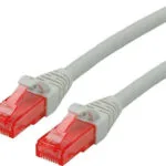 Roline U/UTP Cat.6 (Gigabit) Καλώδιο Δικτύου Ethernet 0.3m Γκρι 21.15.2940