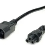 Καλώδιο Τροφοδοσίας Value Value Power Cable C14 To C5 Μαύρο 1.8m