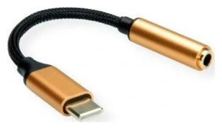 20250311153638_roline_usb_c_to_3_5mm_jack_adapter_gold_12_03_3223.jpeg Roline Usb-c To 3.5mm Jack Adapter Gold 12.03.3223 - Image 1