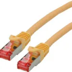 Roline S/FTP Cat.6 (Gigabit) Καλώδιο Δικτύου Ethernet 1m Κίτρινο 21.15.2621