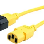 Value IEC C14 / IEC C13 - IEC C14 / IEC C13 / IEC 320 Cable 3m Κίτρινο