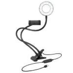 LogiLink AA0150 Ring Light με Επιτραπέζια Βάση Στήριξης και Βάση για Κινητό