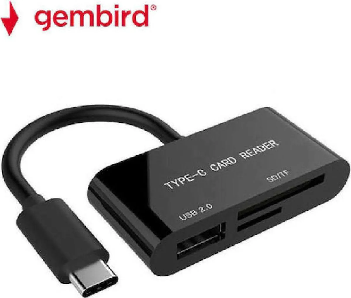 Gembird Card Reader USB 3.1 Type-C για SD (UHB-CR3-02) - Image 1