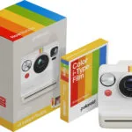 Polaroid Now Gen 3 Instant Φωτογραφική Μηχανή + 8 Φιλμ Pebble White