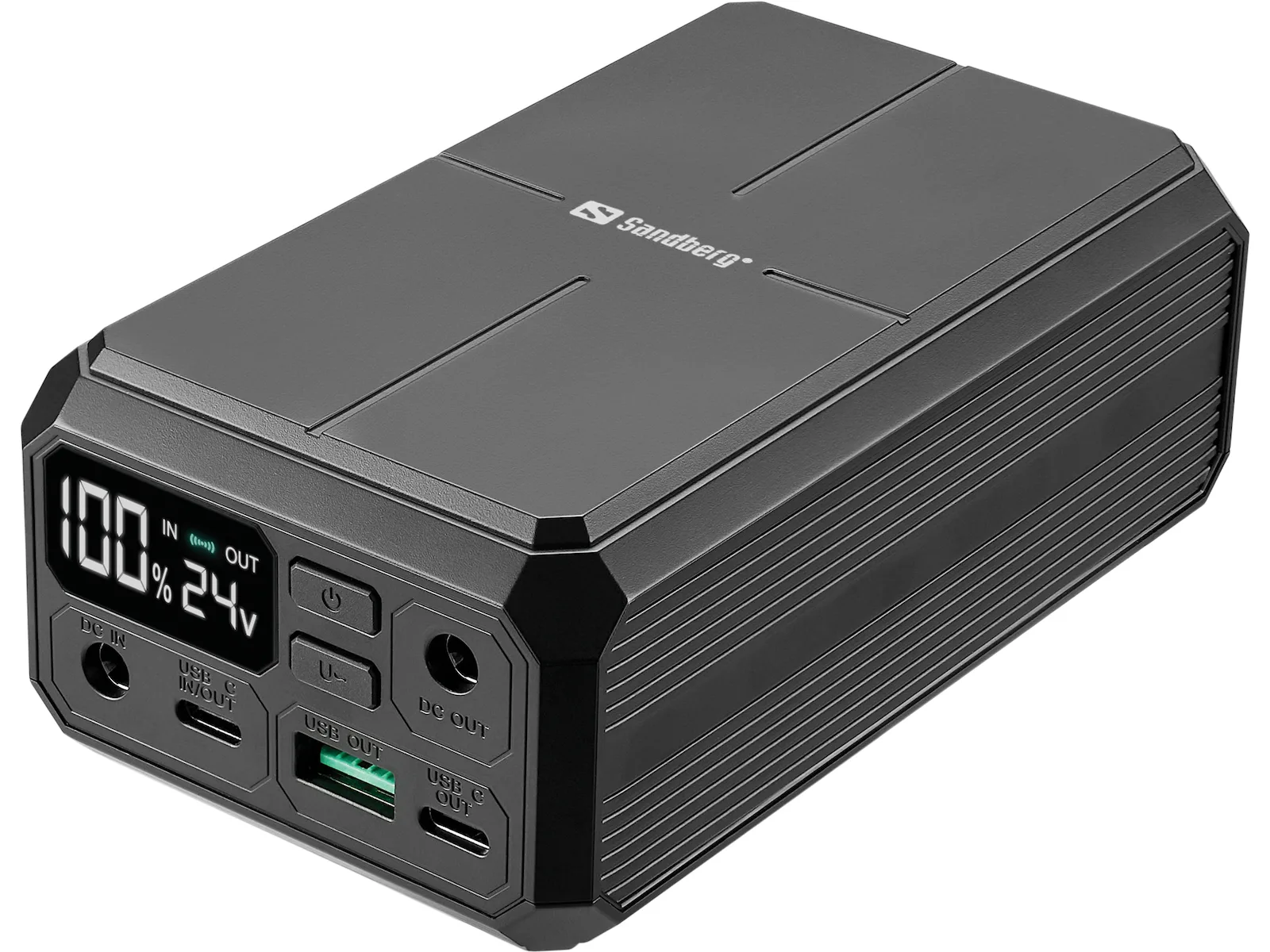 20250414130659_sandberg_power_bank_27000mah_100w_me_thyra_usb_a_kai_2_thyres_usb_c_power_delivery_mayro.jpeg Sandberg Power Bank 27000mAh 100W με Θύρα USB-A και 2 Θύρες USB-C Power Delivery Μαύρο - Image 1