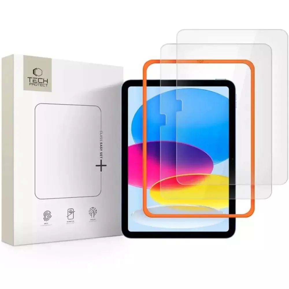 Tech-Protect Easy Set+ 0.3mm Tempered Glass 2τμχ (Ipad 10.9” 10 / 2022 / 11” 11 / 2025) - Image 1