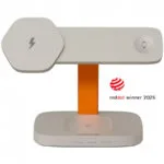 Canyon Ασύρματος Φορτιστής (Qi Pad) 24W Γκρι (CNS-WCS310LGOR)