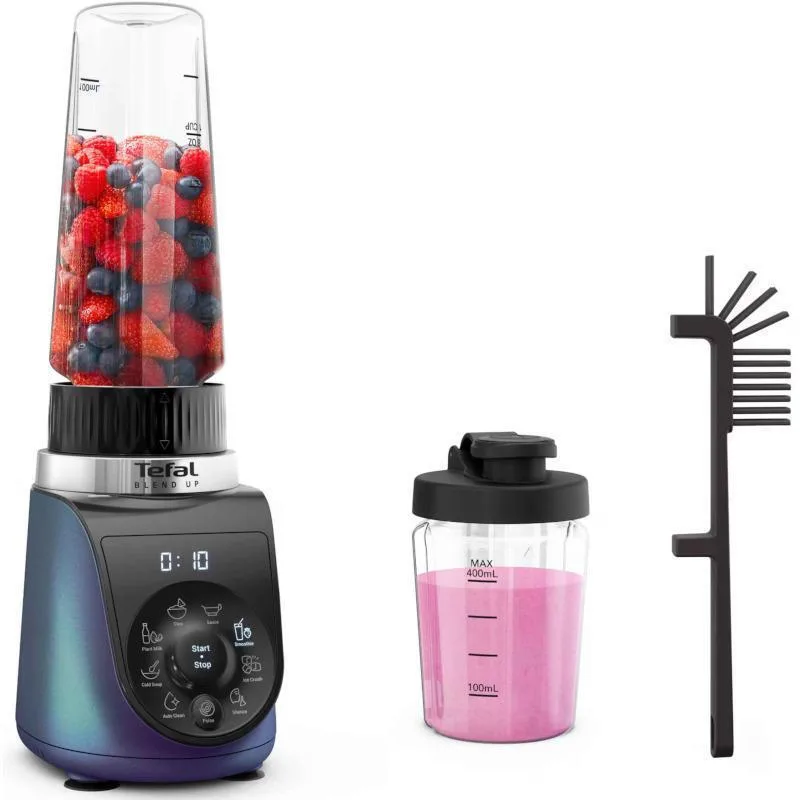 20250618152610_tefal_mplenter_0_7lt_1000w_mple.jpeg Tefal Μπλέντερ με Πλαστική Κανάτα 700 ml 1000W Μπλε BL19H4F0 - Image 1