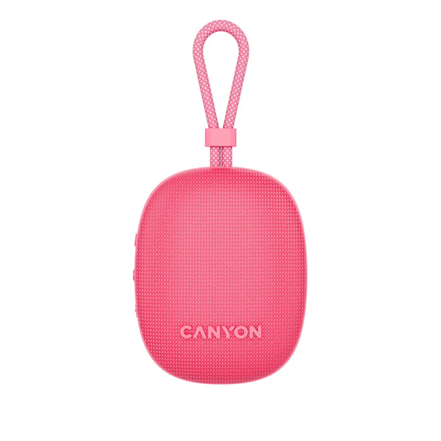 20250618153750_canyon_onmove_12_adiavrocho_icheio_bluetooth_4w_me_diarkeia_mpatarias_eos_12_ores_roz.jpeg Canyon OnMove 12 Αδιάβροχο Ηχείο Bluetooth 4W με Διάρκεια Μπαταρίας έως 12 ώρες Ροζ - Image 1