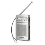 Panasonic RF-P50D Ραδιοφωνάκι Μπαταρίας Ασημί