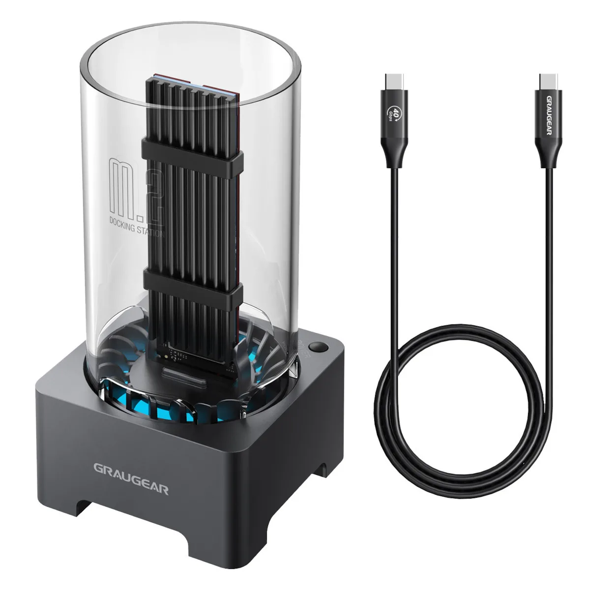 20250623144912_graugear_docking_station_gia_4_sklirous_diskous_sata_m_2_2280_me_syndesi_usb_2_0.jpeg Graugear Docking Station για 4 Σκληρούς Δίσκους SATA M.2 (2280)" με σύνδεση USB 2.0 - Image 1