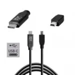 Tether Tools USB 2.0 Cable USB-C male - USB-C Μαύρο 4.6m CUC2415-BLK