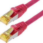 Telegärtner S/FTP Cat.6a (Gigabit) Καλώδιο Δικτύου Ethernet 1m Μωβ