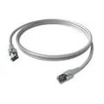 Easylan S/FTP Cat.6a (Gigabit) Καλώδιο Δικτύου Ethernet 0.5m Γκρι