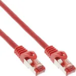 Telegärtner S/FTP Cat.6a (Gigabit) Καλώδιο Δικτύου Ethernet 1m Κόκκινο
