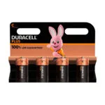 Duracell Plus Αλκαλικές Μπαταρίες C 1.5V 4τμχ
