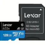 Lexar Plus SDXC 128GB Class 10 UHS-I με αντάπτορα