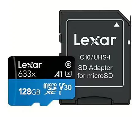 20250716113942_lexar_sdxc_128gb_class_10_uhs_i_me_antaptora.jpeg Lexar Plus SDXC 128GB Class 10 UHS-I με αντάπτορα - Image 1