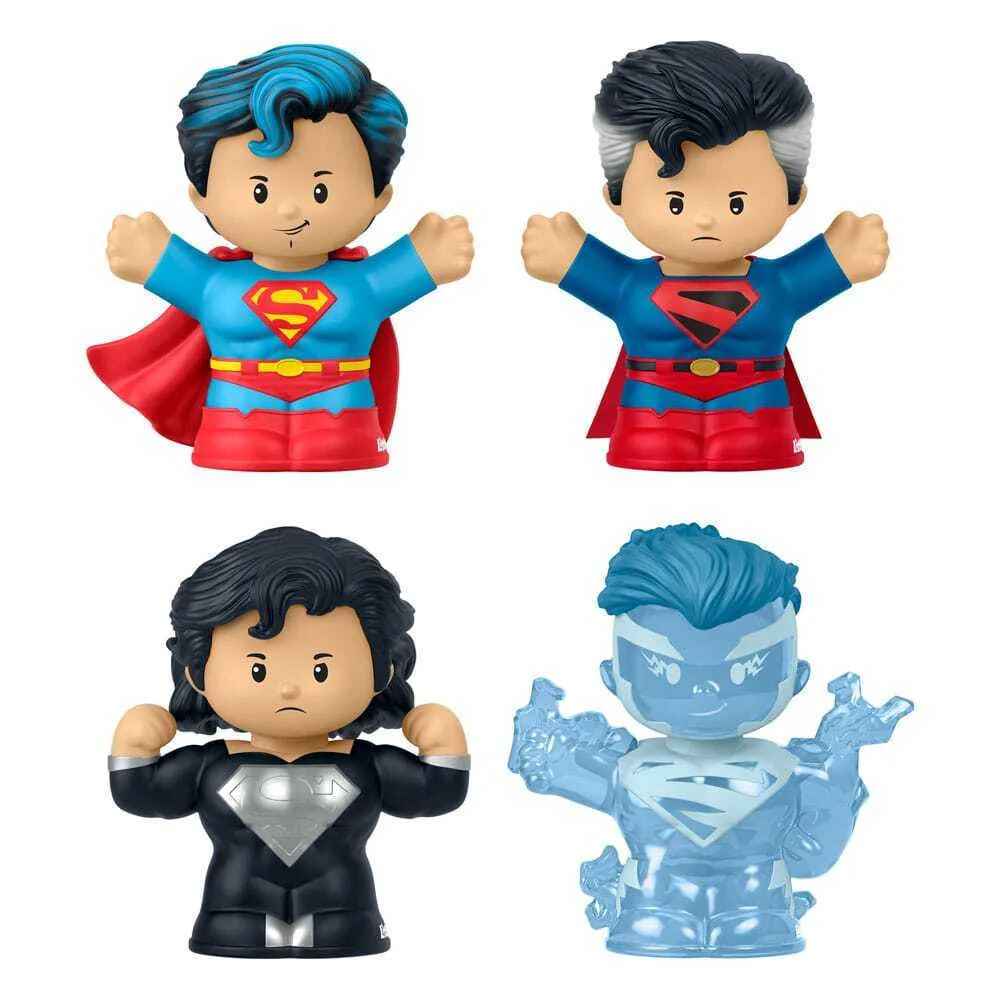 20250721131302_dc_comics_fisher_price_little_people_collector_mini_figures_4_pack_superman_through_ages_7_cm.jpeg Dc Comics Fisher-price Little People Collector Mini Figures 4-pack Superman Through Ages 7 Cm - Image 1