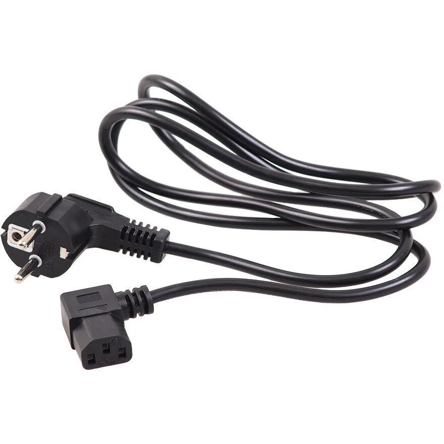 20250723095300_maclean_energy_schuko_iec_c13_cable_3m_mayro_mctv_803.jpeg Maclean Energy Schuko - IEC C13 Cable 3m Μαύρο MCTV-803 - Image 1