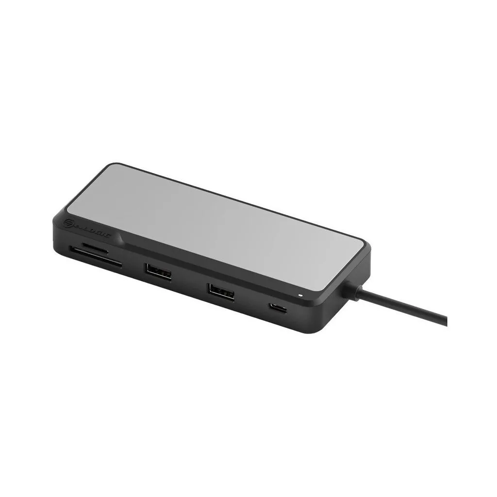 Alogic Fusion USB-C Docking Station με HDMI/DisplayPort PD Ethernet και σύνδεση 2 Οθονών Γκρι - Image 1