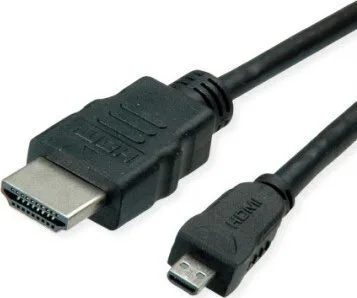 20250729122316_roline_cable_hdmi_male_micro_hdmi_male_2m_prasino.jpeg Roline Cable HDMI male - micro HDMI male 2m Πράσινο - Image 1