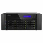 QNap NAS με 12 θέσεις για HDD/SSD και 2 θύρες Ethernet (TS-h1290FX-7302P-128G)