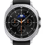 Samsung Galaxy Watch8 Classic Stainless Steel 46mm Αδιάβροχο με Παλμογράφο (Μαύρο)