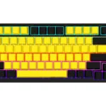 Lorgar KBP7075W Ασύρματο Gaming Μηχανικό Πληκτρολόγιο 75% με RGB φωτισμό (Αγγλικό UK) Κίτρινο