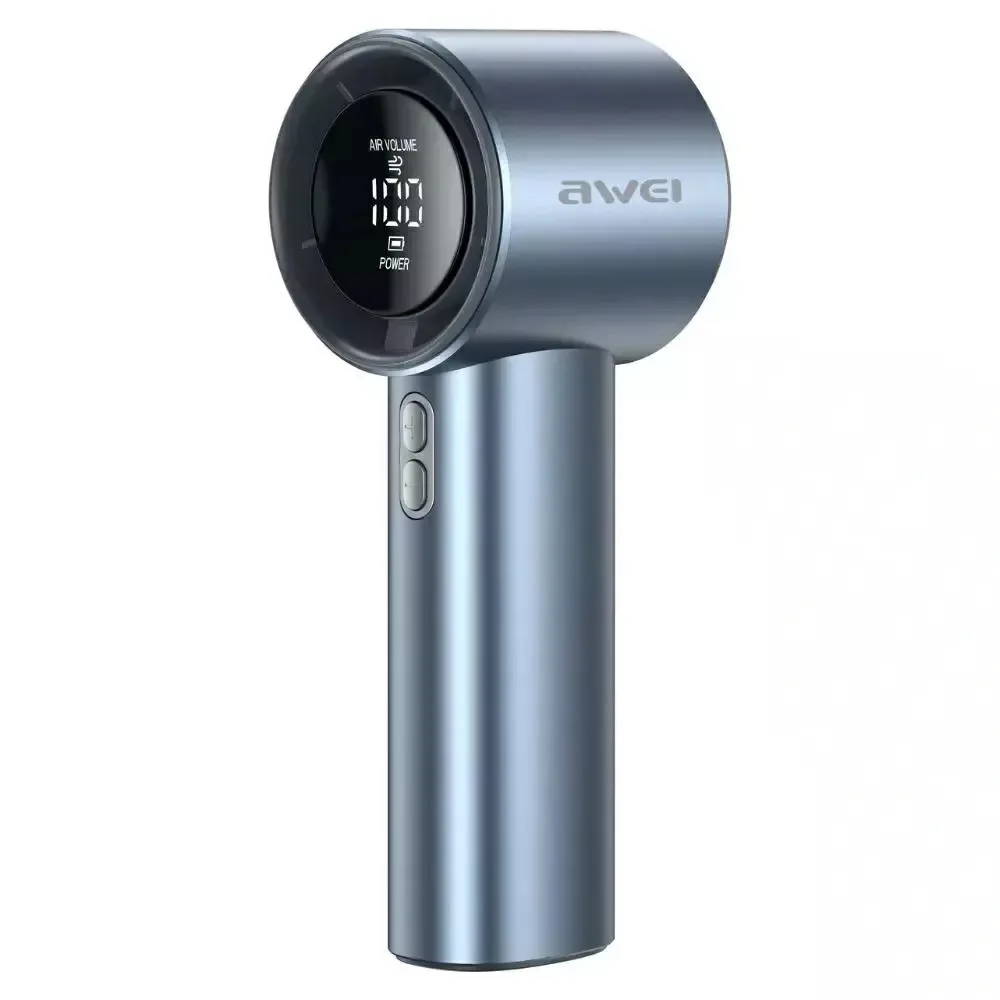 20250827100909_awei_anemistiraki_cheiros_usb_mple.jpeg Awei Ανεμιστηράκι Χειρός USB Χωρίς Πτερύγια Μπλε - Image 1