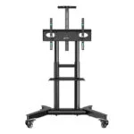 Onkron Ts1571 Tv Stand Floor Mount Screens 32" To 75" Vesa 600x400 Up To 60kg Mobile Black