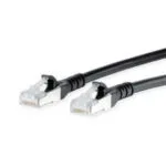 Metz U/UTP Cat.6a (Gigabit) Καλώδιο Δικτύου Ethernet 80m Μαύρο