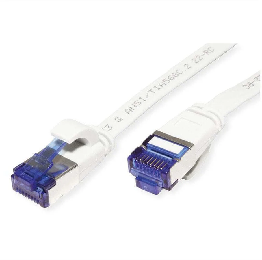 20250905110502_value_flat_u_utp_cat_6a_kalodio_diktyou_ethernet_5m_leyko_1tmch.jpeg Value Flat U/UTP Cat.6a (Gigabit) Καλώδιο Δικτύου Ethernet 5m Λευκό - Image 1