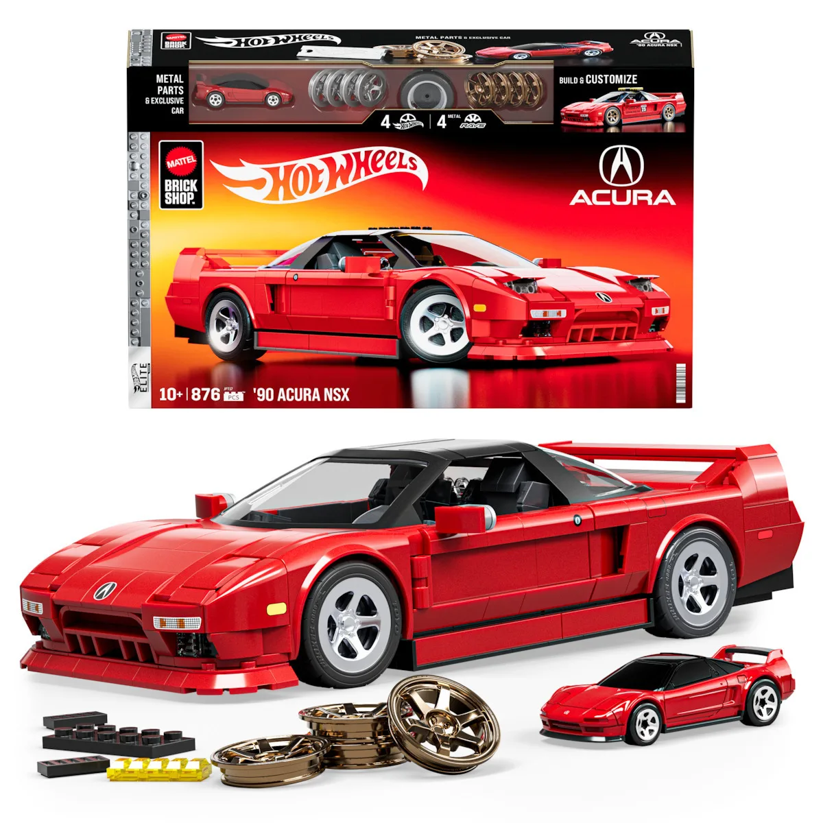 20250911165624_mattel_brick_shop_touvlakia_hot_wheels_90_acura_nsx_gia_10_eton_876tmch_jft17.jpeg Mattel Brick Shop Τουβλάκια Hot Wheels ’90 Acura NSX για 10+ Ετών 876τμχ JFT17 - Image 1