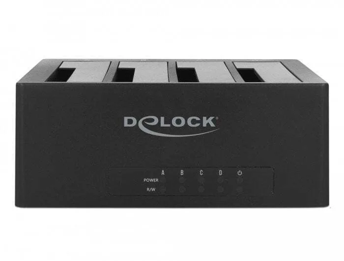 20250912175712_delock_docking_station_gia_4_sklirous_diskous_sata_2_5_3_5_me_syndesi_usb_3_2_63930.jpeg DeLock Docking Station για 4 Σκληρούς Δίσκους SATA 2.5" / 3.5" με σύνδεση USB 3.2 (63930) - Image 1