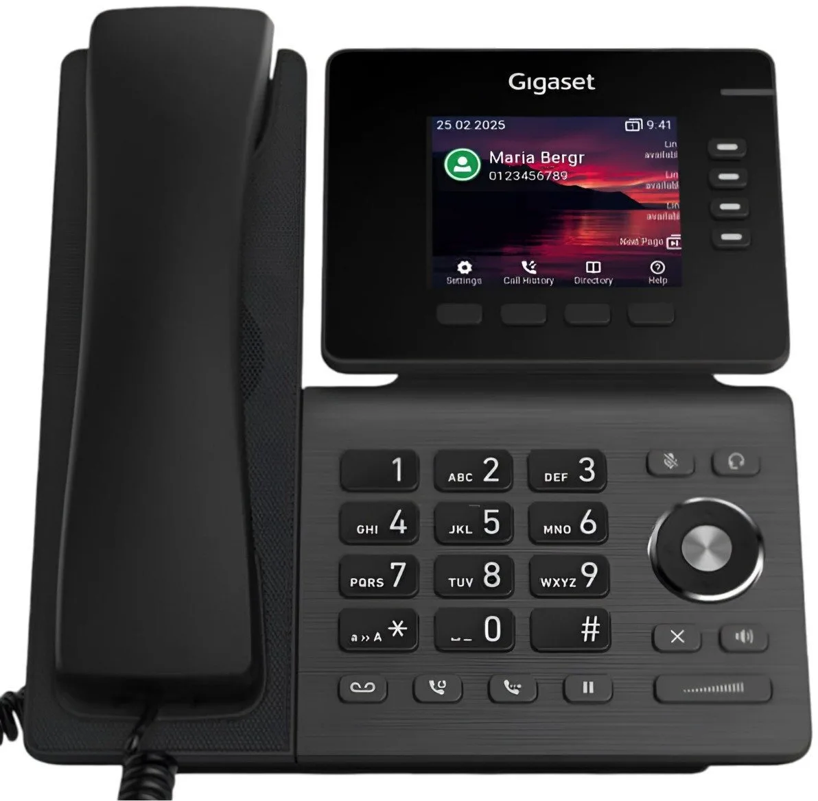 20250915152105_gigaset_pro_p810b_ensyrmato_tilefono_ip_mayro.jpeg Gigaset Pro P810b Ενσύρματο Τηλέφωνο IP Μαύρο - Image 1